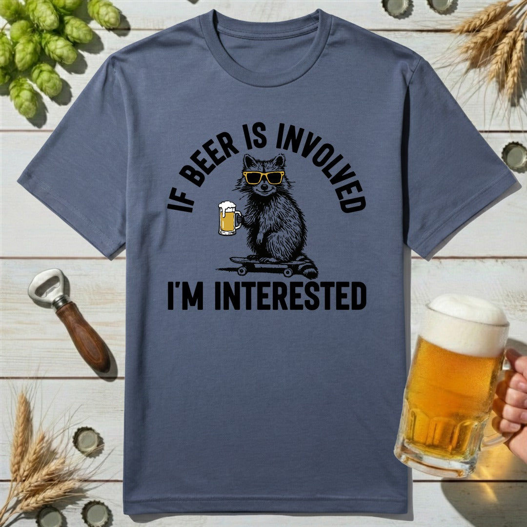 Skater Raccoon T-Shirt