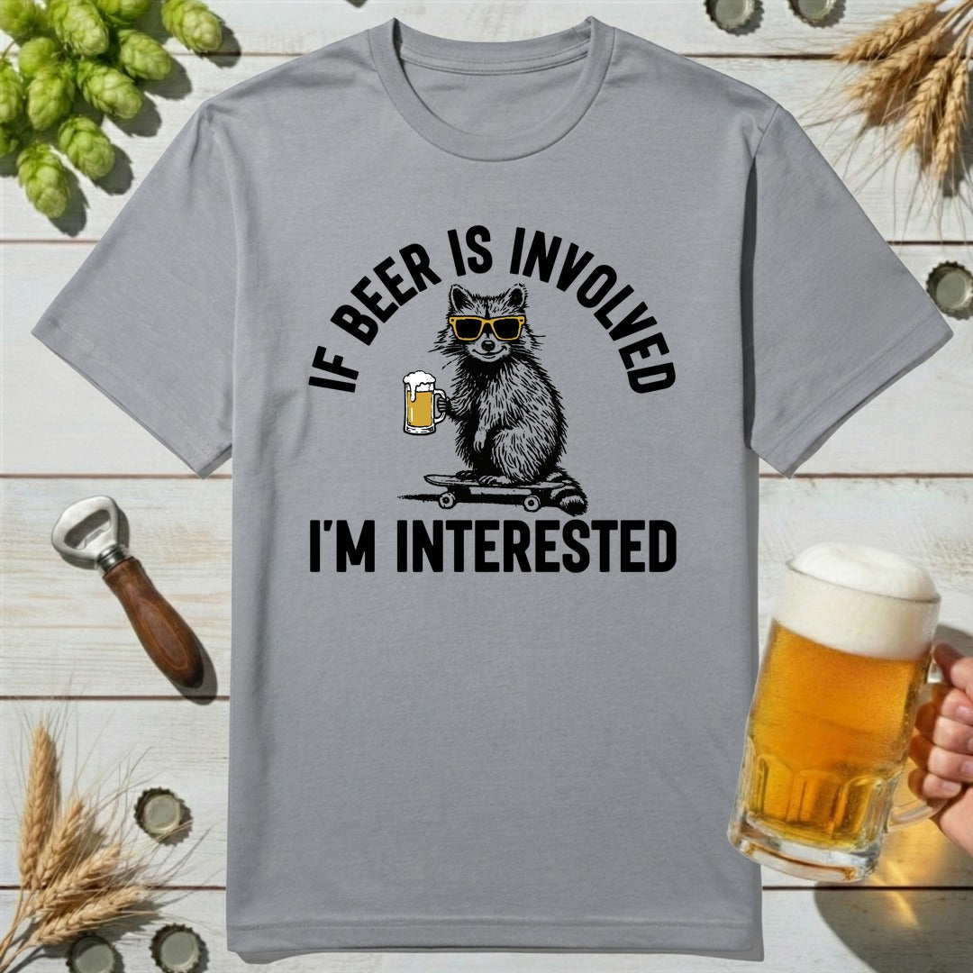 Skater Raccoon T-Shirt