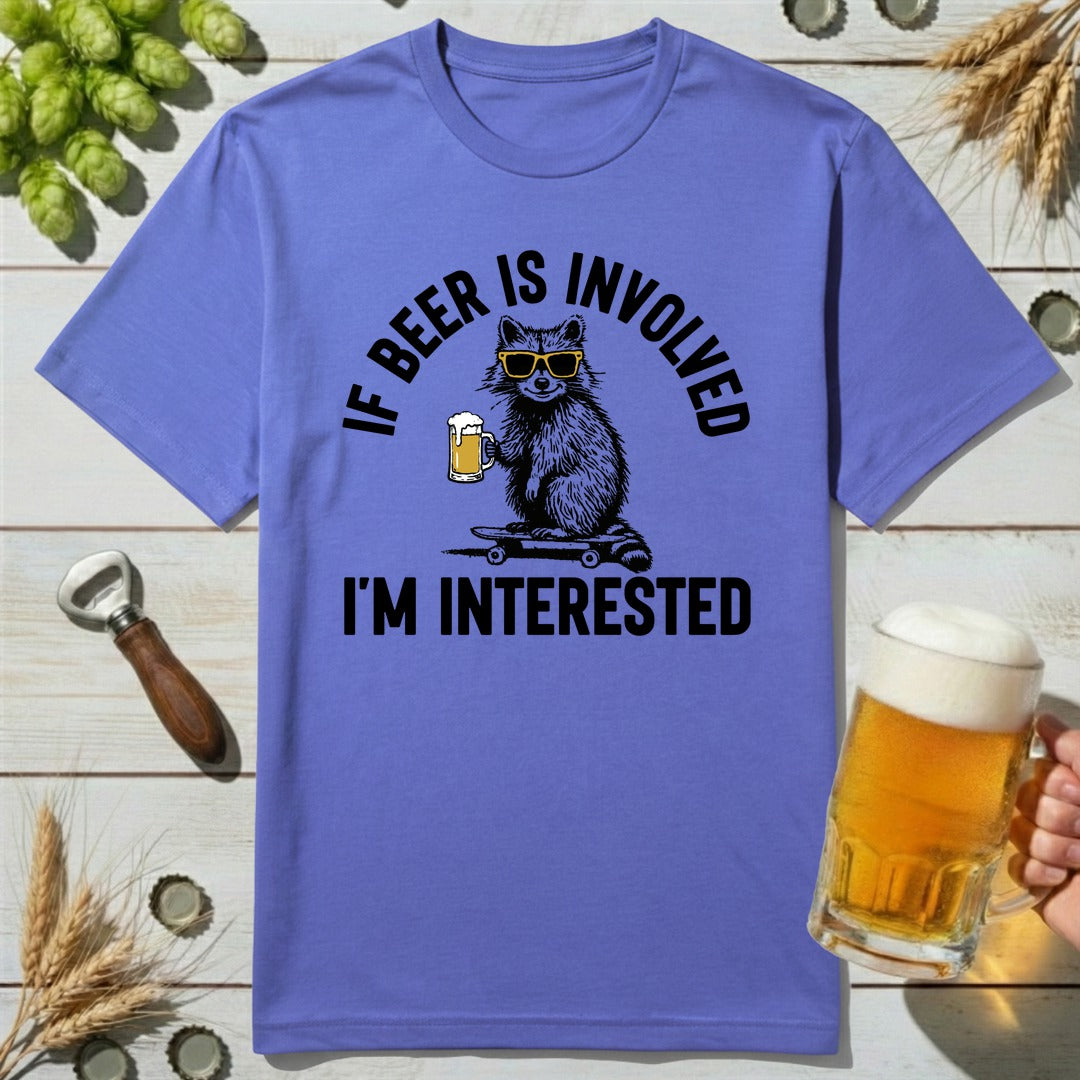 Skater Raccoon T-Shirt