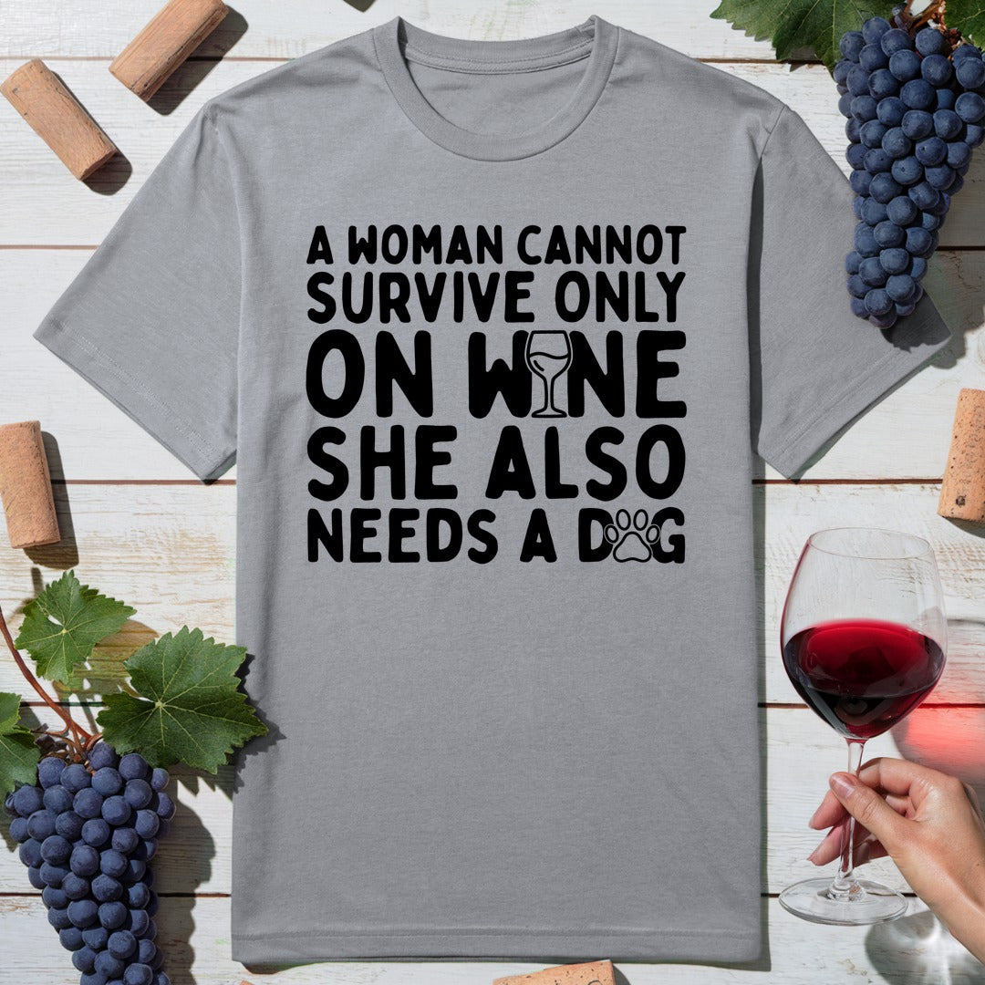 Survival Wine T-Shirt