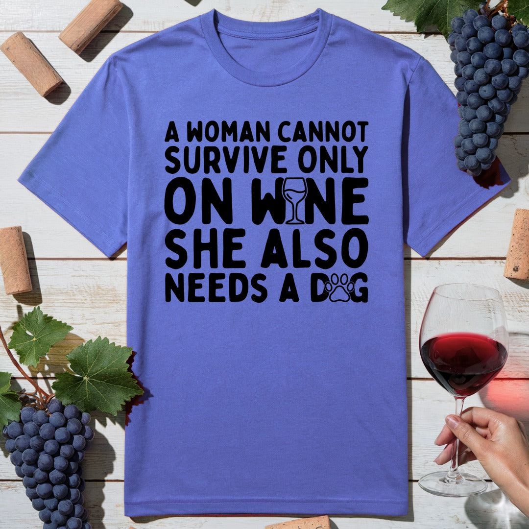 Survival Wine T-Shirt