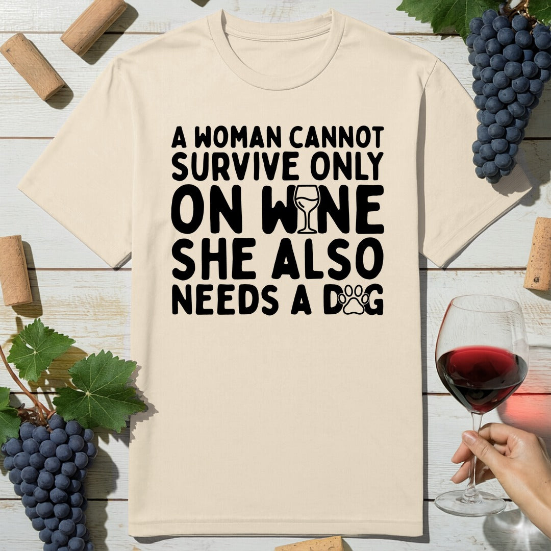 Survival Wine T-Shirt