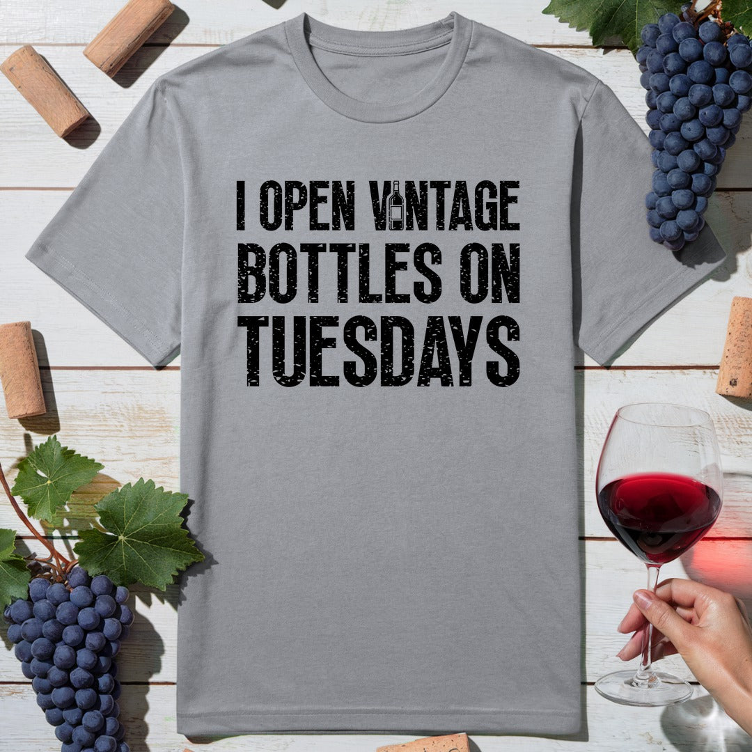 Vintage Tuesday Bottles T-Shirt