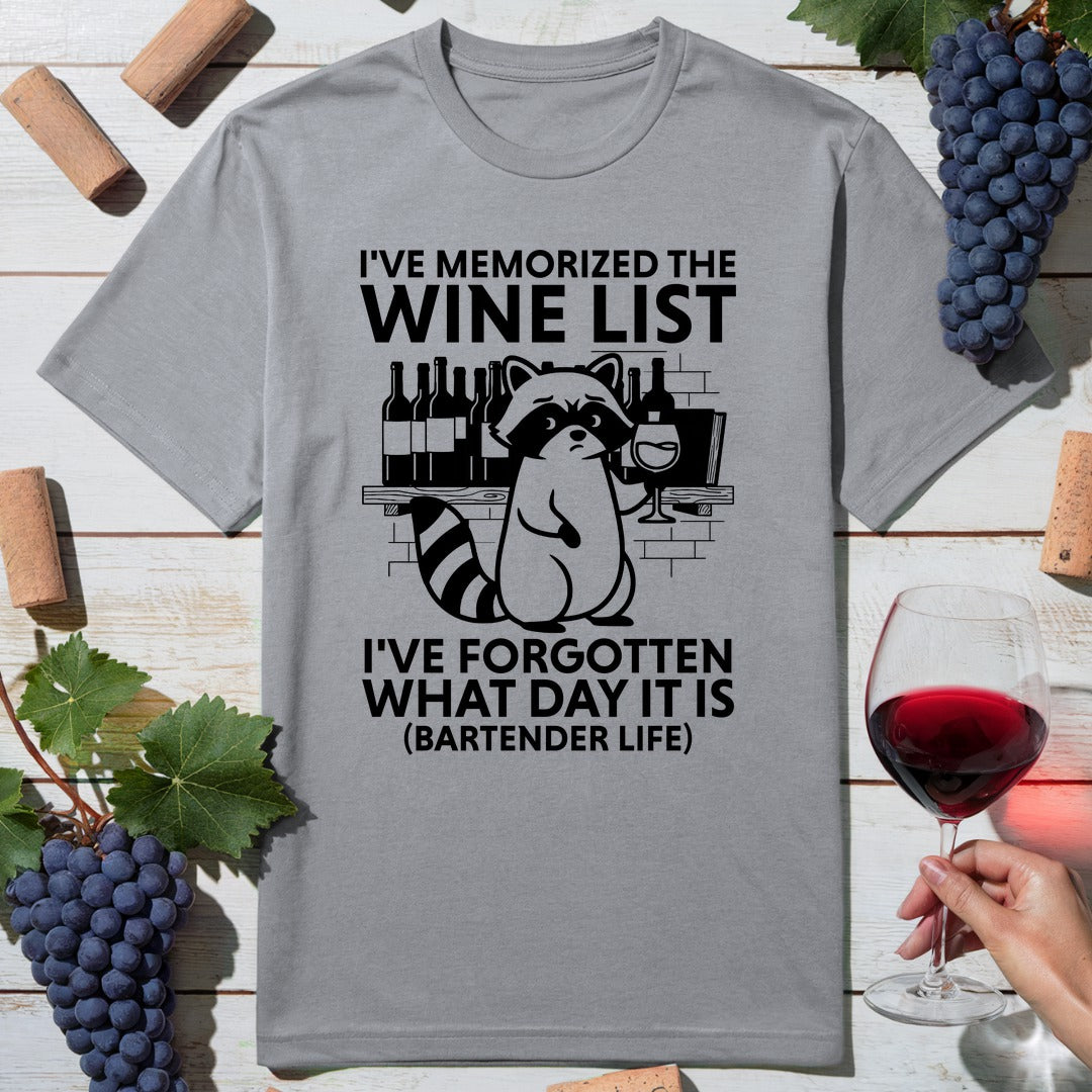 Wine List T-Shirt