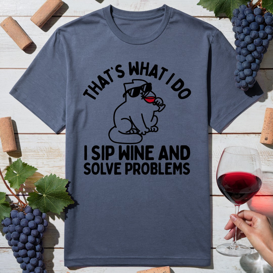 Wine Solving Problems T-Shirt