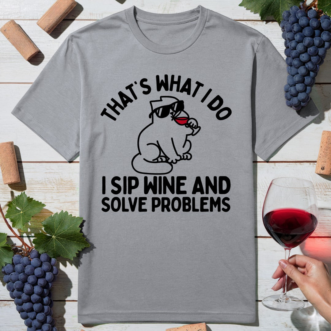 Wine Solving Problems T-Shirt