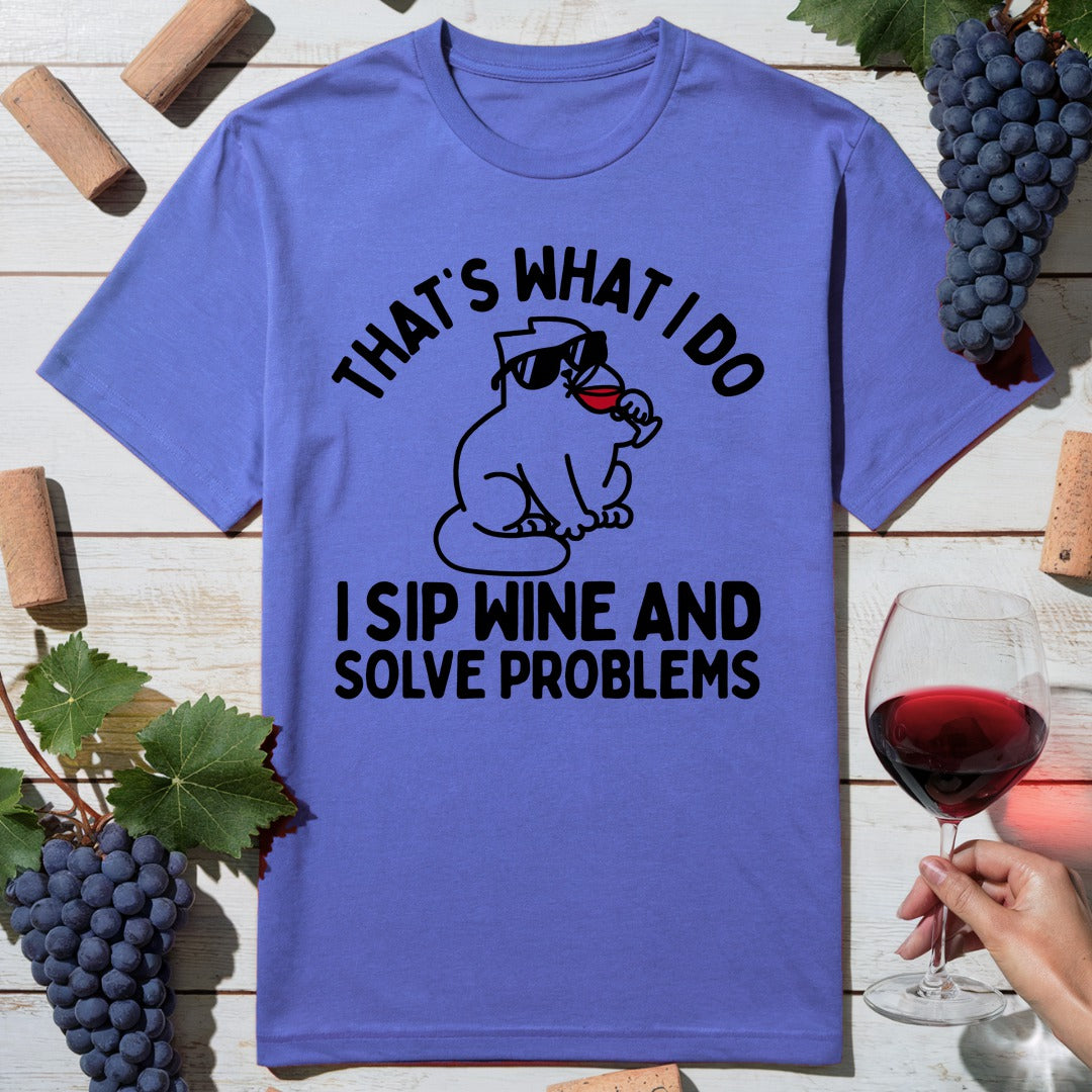 Wine Solving Problems T-Shirt