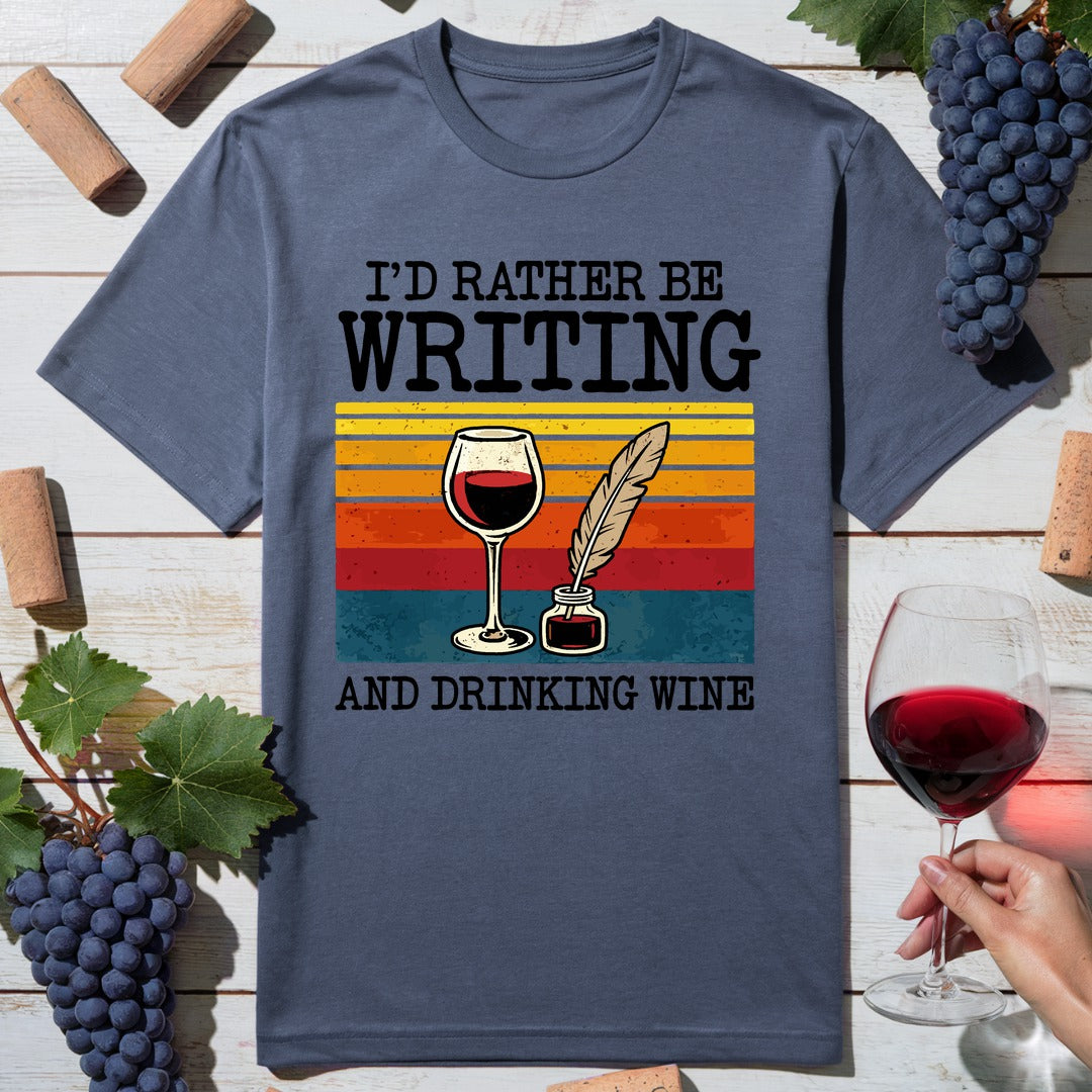Writing Wine T-Shirt