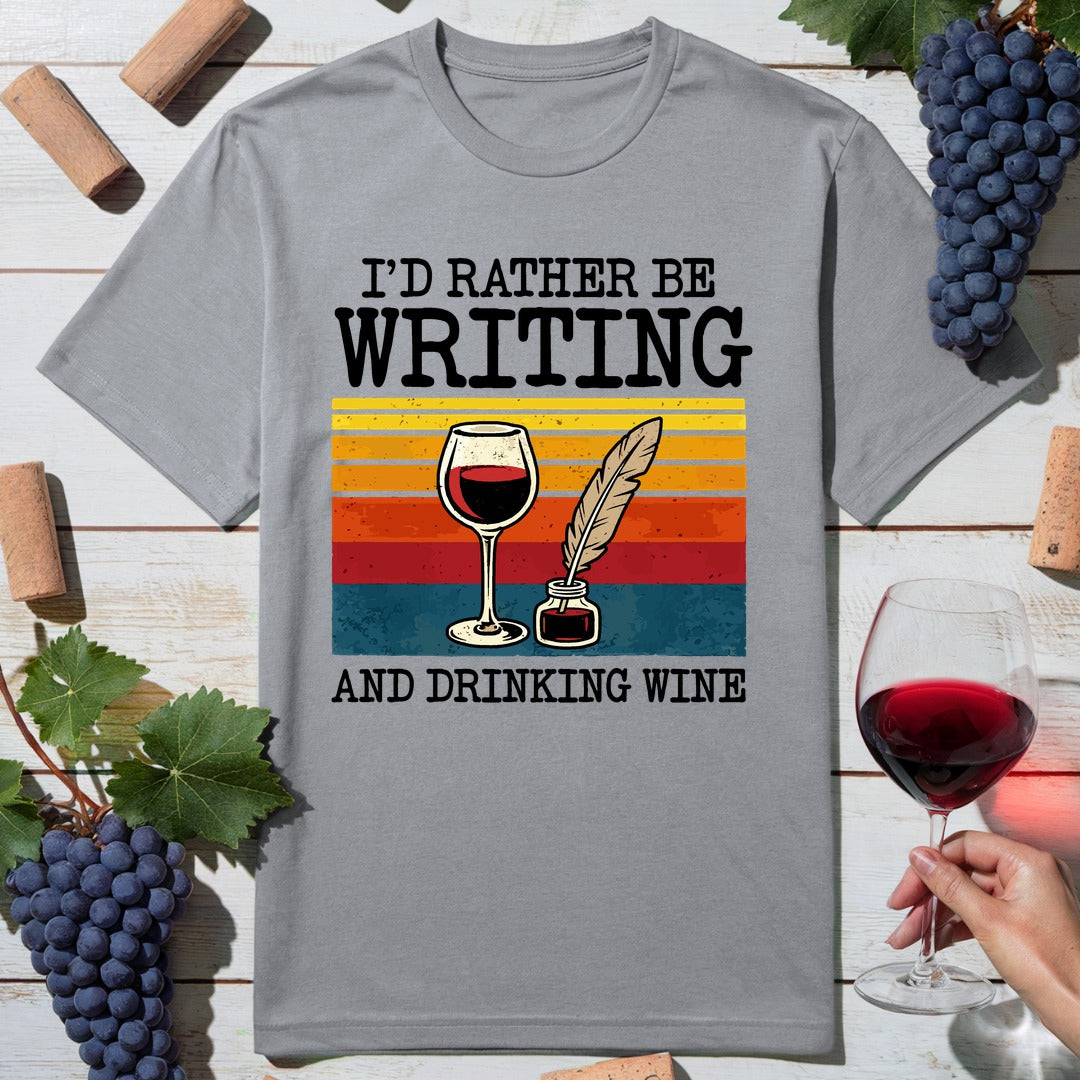 Writing Wine T-Shirt